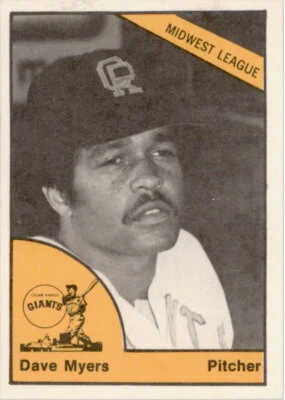 1977 Cedar Rapids Giants TCMA #15 Dave Myers - NM - Image 1 of 2