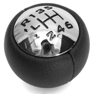 6 Speed Manual Gear Stick Shift Knob For Peugeot 307 308 3008 407 807 Black - Picture 1 of 10