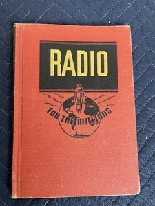 Vintage 1946 Radio For The Millions by Popular Science Hardcover Book - Foto 1 di 11