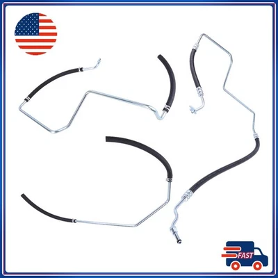 3PCS Power Steering Hose For Buick Rainier Chevrolet Trailblazer GMC Envoy New - Image 1 of 4