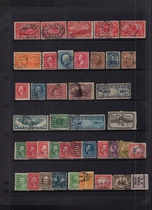 US Older to Modern Used Lot(Few Mint) Singles, Precancels, Blocks, etc. - Picture 1 of 5