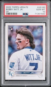 2022 Topps Update Kansas City Royals Bobby Witt, Jr. SP Rookie PSA 10 - Bild 1 von 3