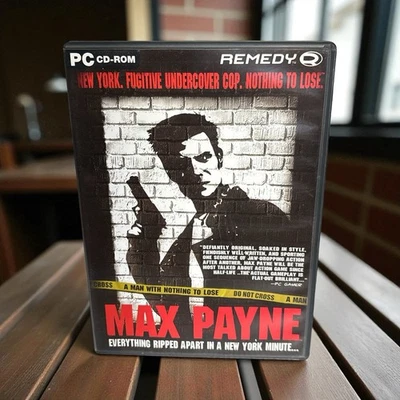Max Payne Edición Coleccionista 2001 Juego PC (Sin Ratón) Estuche Original con Manual Foto 1 de 4