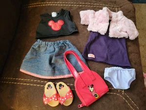 Our Generation 18 Zoll Puppen Outfits Minnie Mouse Zubehör Schuhe 8 Teile - Bild 1 von 5