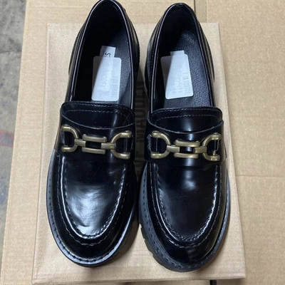 NUEVOS ZAPATOS MOCASINES STEVE MADDEN PARA MUJER NEGROS LYANNA TALLA 8.0 #MO13090 Foto 1 de 4