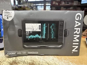 Garmin ECHOMAP UHD2 73sv US Lakes and Rivers GN+ GT54-TM Transducer 010-02684-01 - Picture 1 of 6