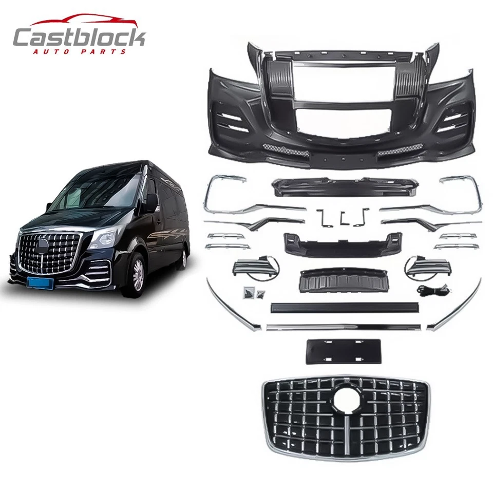 For 2014~2019 Mercedes-Benz Sprinter 2500 W906 Upgrade Front Bumper Body Kit - Image 1 of 3