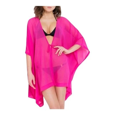 L'Agent by Agent Provocateur Rosana Swim Coverup One Size Pink Beach NWT $180 - Image 1 of 4