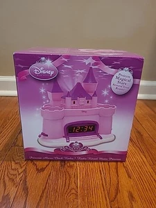Disney Princess Castle Radio Alarm Clock w/ Star Projector - Brand New - Picture 1 of 5