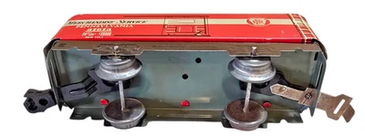 Vintage Marx Box Car Tin Litho Coupler Transition Car Fixed Knuckle to Tab Slot - Image 1 of 4