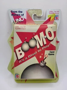 Boomo Boom-O Card Game Mattel 2000 Vtg Rare Makers of UNO Box Wear New Sealed - Picture 1 of 3