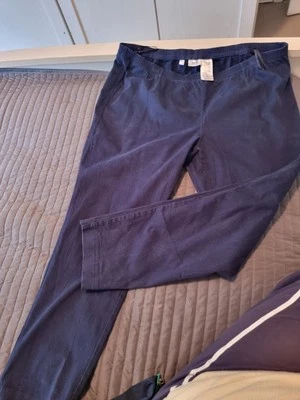 Damen lange Hose Gr.52  blau 97% Baumwolle - Bild 1 von 4