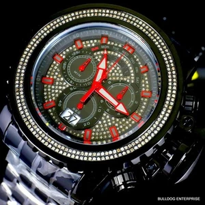 Orologio Invicta Sea Hunter Gen II 1.77CTW Diamante Etichetta Nera Swiss Mvt 58mm Nuovo - Foto 1 di 12