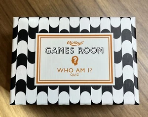 Ridley's GAMES ROOM Who Am I ? Quiz Famous Celebrity Trivia Fun Trivia Game  NEW - Picture 1 of 5