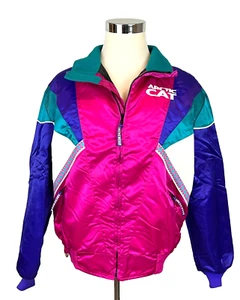 Arctic Cat Women's Vintage USA Pink Purple Sno Pro Ski Jacket Winter Coat Sz XL - Picture 1 of 12