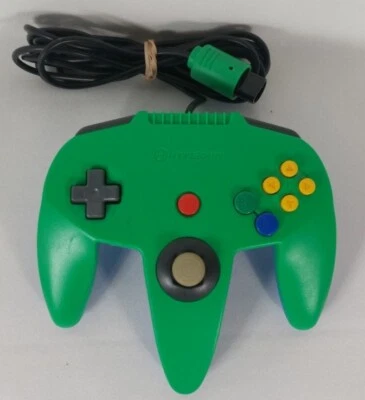 N64 HYPERKIN Premium Controller For N64 Green Blue. - Image 1 of 2