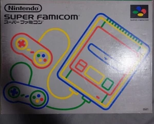 Nintendo Super Famicom Entertainment System 1Chip02 SHVC-001 Box with manual - Picture 1 of 4