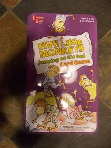Five Little Monkeys Jumping on the Bed Card Game 100% Complete - Imagen 1 de 2