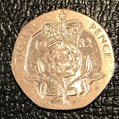 HIGH GRADE  UNC 1982 GREAT BRITAIN 20 PENCE COIN-OCT105 - Image 1 of 2