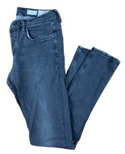 Allsaints Cigarette Skinny Fit Charcoal Button Fly Denim Jeans Men's 30x30