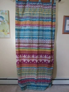 4  NWOT GREENLAND HOME FASHIONS SOUTHWEST PANELS 1 PR CURTAINS 84x84  FIESTA - Picture 1 of 9
