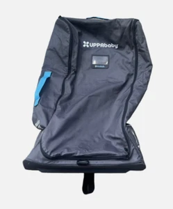 UppaBaby Stroller Travelsafe Travel Bag Black Two Wheels Zip Handle - Picture 1 of 2
