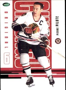 2003-04 Parkhurst Original Six CHICAGO BLACKHAWKS #42 Pierre Pilote