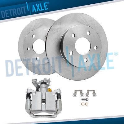 Rotores de disco traseiros 270mm + pinça de freio esquerda para Chevy Cobalt Malibu HHR G6 Aura - Imagem 1 de 4