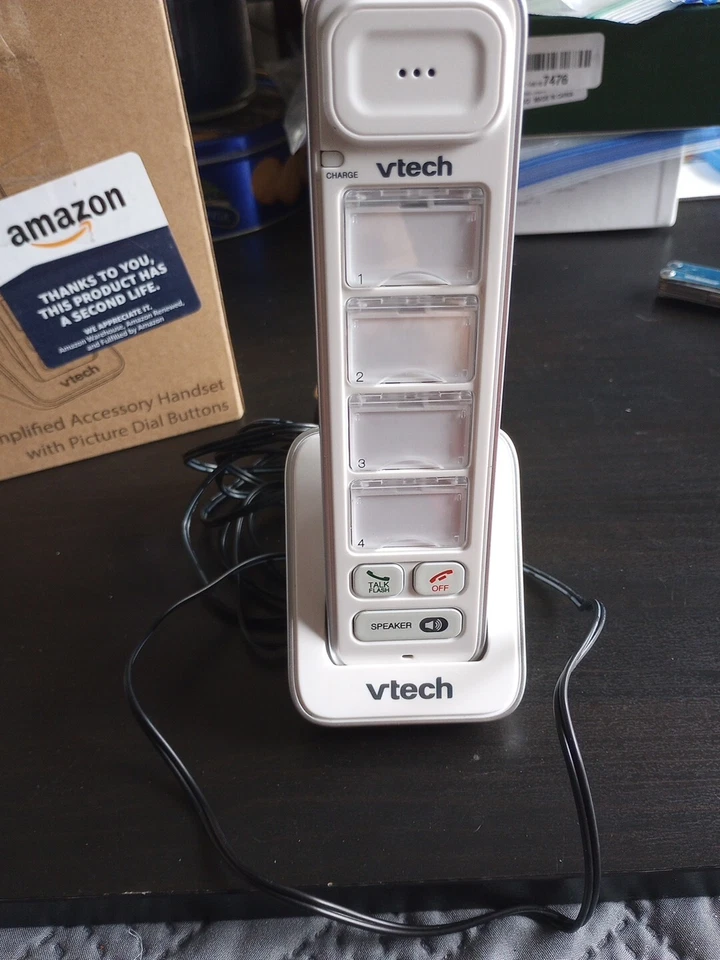 VTech SN5307 Amplified Photo DIAL Accessory Handset with Dial  - Image 1 of 1