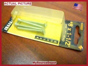 KEEP-TITE 4 PIECES,#8 X 1-1/2",PHILLIPS HEAD,SHEET METAL SCREWS - Picture 1 of 3