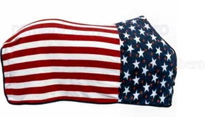 COPERTA IN PILE ASSORBISURE PER CAVALLO COLORE USA HORSE RUG FLECE - Imagen 1 de 1