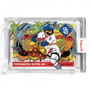 2021 TOPPS PROJECT 70 CARD # 2 FERNANDO TATIS JR. - BY ERMSY - Picture 1 of 2