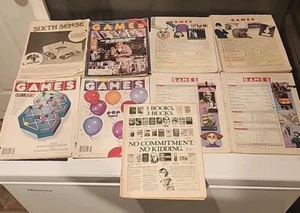 GAMES World of Puzzles Magazine lot of 9 different issues from 1979-1986 - Picture 1 of 9