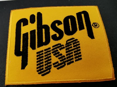 GIBSON USA - Patch Aufnäher - Instrumente Gitarren - ca.8,5x7cm