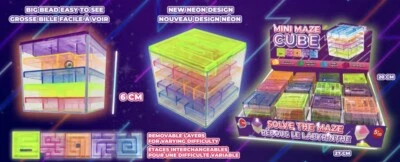 Mini Maze Cube pack 12 u. - Image 1 of 3