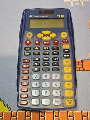 Texas Instruments TI-15 Scientific Explorer Elementary Calculator With Lid - Image 1 of 4