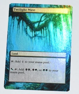 TWILIGHT MIRE Land MTG Custom Art FOIL Magic The Gathering - Picture 1 of 4