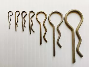 Clips R Pasadores de alambre de retención PEQUEÑOS MICRO TAMAÑOS COMPRAR 3 a 25 UK ACERO INOXIDABLE - Imagen 1 de 11