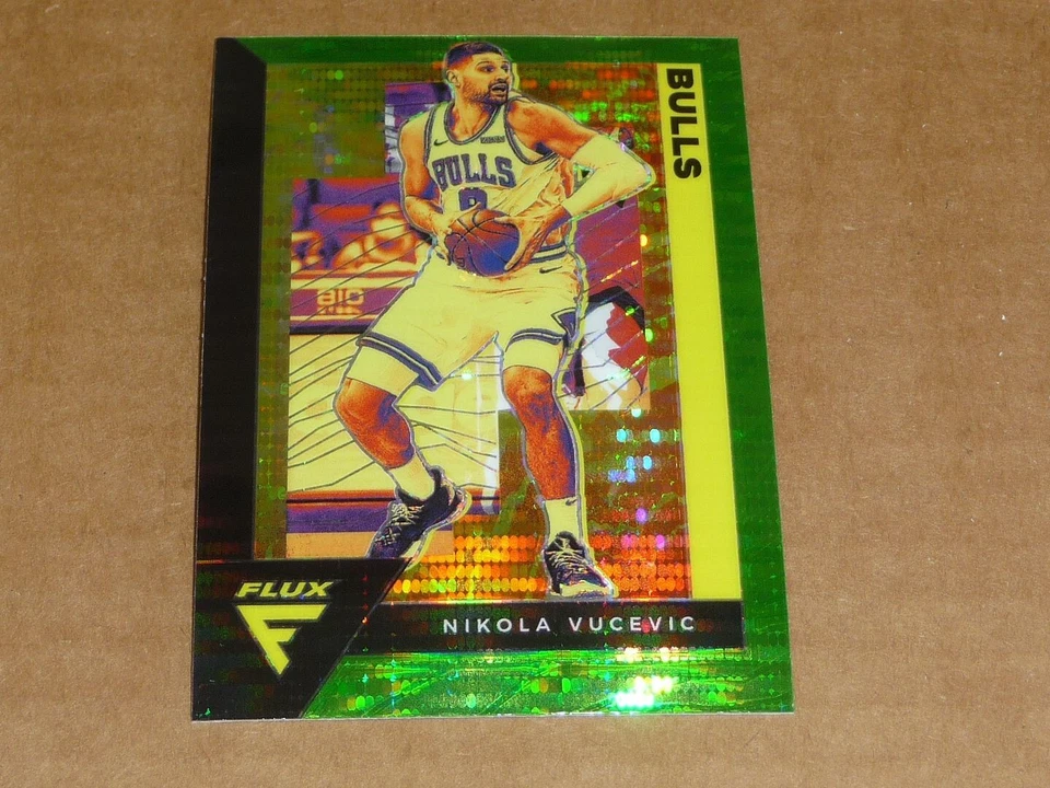 2020/21 Panini Flux TARGET GREEN PULSAR PRIZM NIKOLA VUCEVIC BULLS M5168 - Image 1 of 1