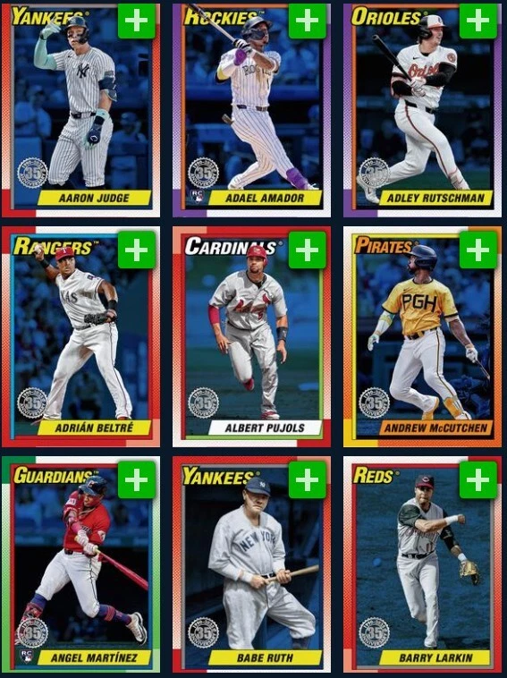 [DIGITAL] Topps Bunt - 1990 Baseball 25 S1 - Blue Base - Pick - Image 1 of 1
