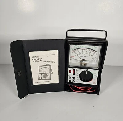 Sears modelo 9 82363 vintage VOM Multitester piezas solo funciona pero necesita servicio Foto 1 de 4