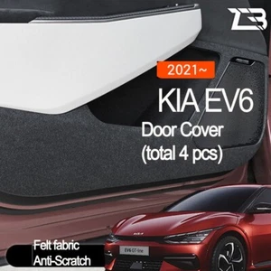 [Express] Door cover Anti-Scratch Felt Cover 4pcs for Kia EV6/The New EV6 - Foto 1 di 8