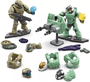 Mega Bloks Bazaar Battleground Halo Infinite Action Figure Set 2022 Mattel HKT15 - Picture 1 of 7