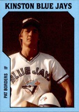 1985 Kinston Blue Jays TCMA #15 Pat Borders Lake Wales Florida FL Baseball Card