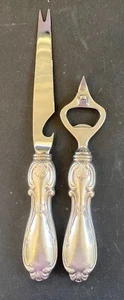 Vintage Sterling Silver Ambassador Cutlery Bottle Opener and Bar Knife - Picture 1 of 7