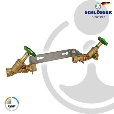 Installation set for domestic water meter 190/260/300 mm-rigid design stainless steel - Image 1 of 4