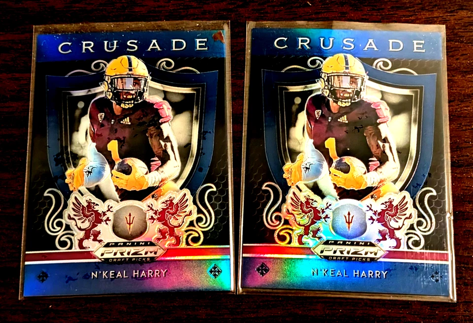 2019 Panini Prizm Draft Picks Crusade Prizms Blue #8 N'Keal Harry Arizona State - Image 1 of 1