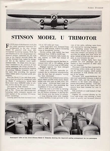 Informe de avión Stinson modelo U Trimotor 12/5/2024 g - Imagen 1 de 1