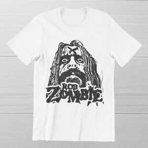 Camiseta ROB ZOMBIE Heavy Metal Rock Band Legend on Ring Hilada Algodón Camiseta - Imagen 1 de 6