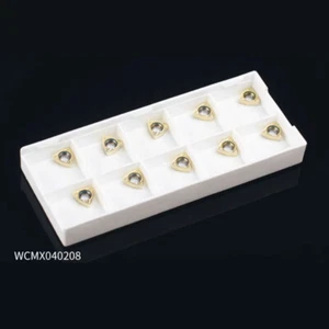 Insertos de taladro en U indexables de carburo CNC 10P WCMX040208 WCMX para taladro en U WC 21-24,5 - Imagen 1 de 3